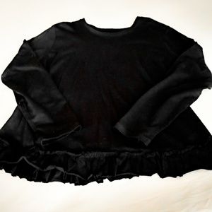 Banana Republic long sleeve peplum tee shirt